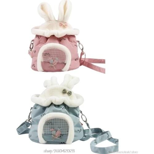 Soft Hamster Small Pet Carrier Bag Portable Travel Handbag for Hedgehog Guinea Pigs Sugar Glider Pouch Bag D21 20 Dropship
