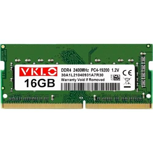 VKLO DDR4 4GB 8GB 16GB RAM 2133MHZ 2400MHz 2666MHZ 260PIN SO-DIMM Notbook Laptop Memory PC4-19200 NON-ECC Unbuffered