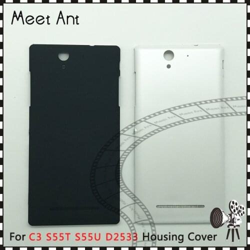 Replacement high quality For Sony Xperia C3 S55T S55U D2533 Back Housing Battery Cover Door Rear Cover
