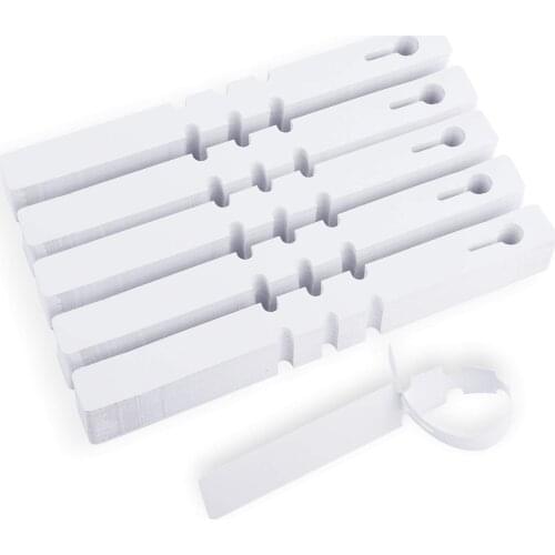 500 Pack Plant Tree Tags Plastic Wrap Around Hanging Nursery Garden Labels Stakes Markers Reusable, 2 x 20 cm