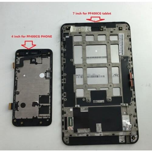 800*480 LCD Display Touch Screen Digitizer Glass Panel Replacement parts with frame For Asus PadFone mini PF400CG phone tablet