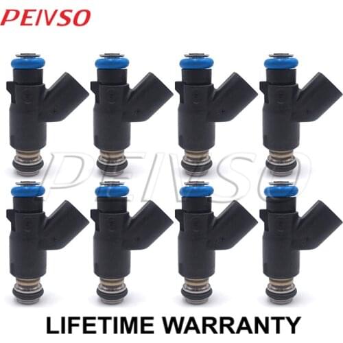 8x 12613412 fuel injector for GMC Savana 2500/3500 4.8/6.0/6.6L 10~17 Savana 4500 6.0L 6.6L 10~16 Sierra 2500 HD 6.0L 6.6L 14~16