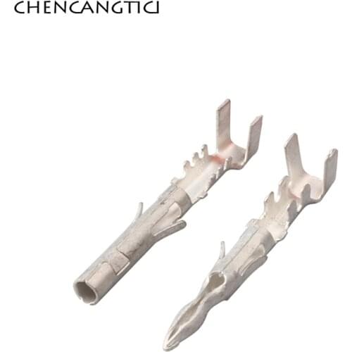 50 Pcs Automotive Brass Crimping Wire Terminal Delphi Male Or Female 2.5 MM Cable Connector Contact Pins 12124580 DJ222-2.5B
