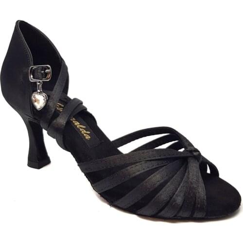 Black Dance Shoes Woman Dance Shoes Hand Made comfortable Dance