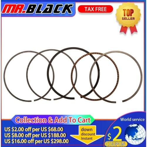 For Honda Steed400 SHADOW400 BROS400 VLS400 VLX400 VRX400 NV400 NC25E NC34 NC36 Motorcycle Engine Piston & Rings