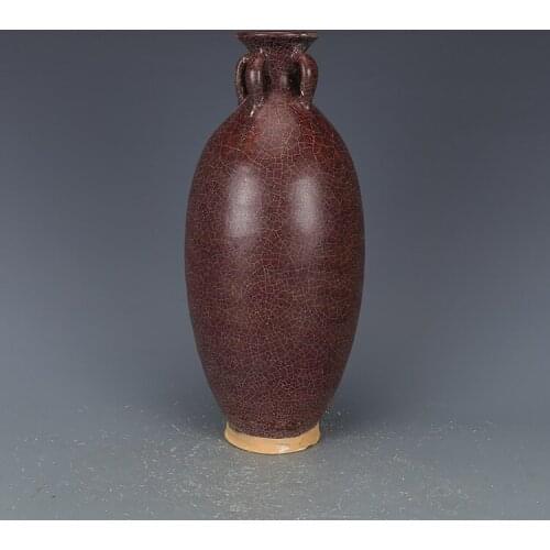 Antique SongDynasty porcelain vase,Jun Kiln bottle,Hand-painted crafts,Decoration,Collection&Adornment