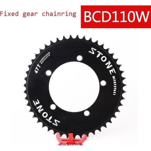 Fixed Gear Chain-ring BCD110 1/8" chain Track Bike fixie Chainwheel Chain ring driveline crank 42T-60T