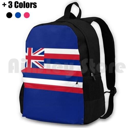 Flag Of Hawaii-Hawaiian Usa State Symbol , Beach Bag , Sticker , Duvet Cover Outdoor Hiking Backpack Waterproof Camping