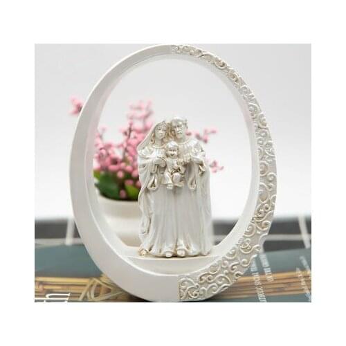 Catholic sacred holy house like resin icon table decoration family car prayer wedding gift decoration Jesus Christianity