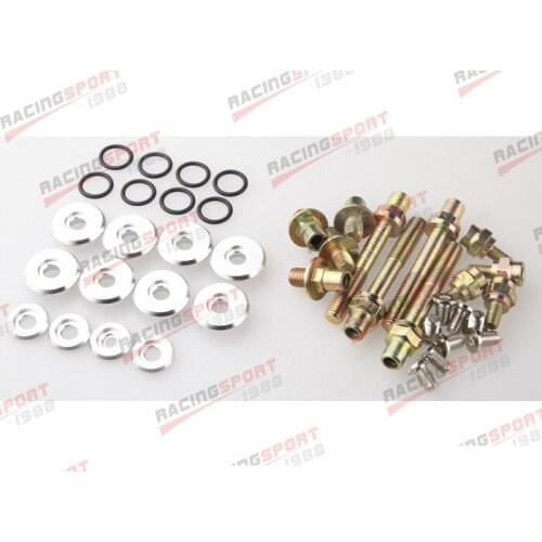 SILVER LOW PROFILE VALVE COVER HARDWARE KIT FOR HONDA B16 B17 B18 VTEC