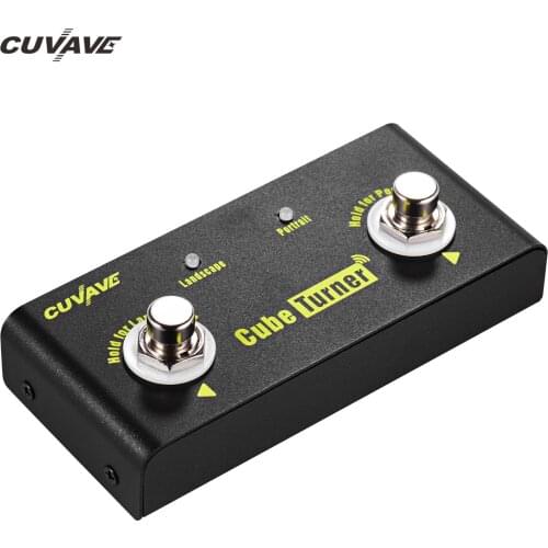CUVAVE Cube Turner Wireless Page Turner Pedal Built-in Battery Supports Looper Connection Compatible for guitar accessories