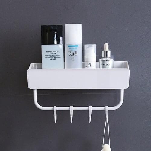 Bathroom Multi-function Racks Household Punch-free Plastic Storage Rack Toilet Large Capacity Storage