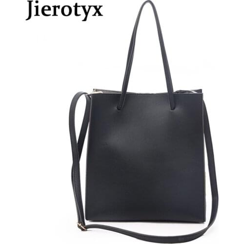 JIEROTYX Fashion Designer Women Bags 2020 Shoulder Bags Soft Strap High Capacity Casual Chic Handbag Female Totes Sac Main