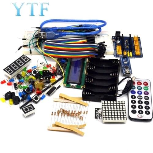 Beginners starter kit nano 3.0 DIY kit for Arduino IDE with case