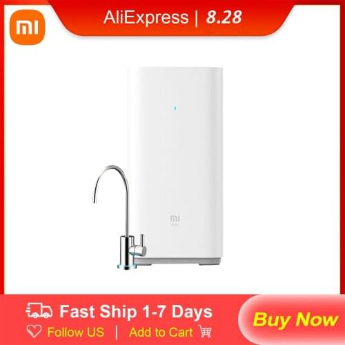 Xiaomi Mijia Mi Water Purifier 600G 1.4L/min RO Reverse Osmosis Water Filter 4 in 1 Composite Filter Element Mihome APP Control