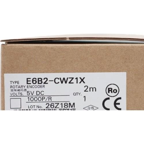 Omron original genuine M6 shaft diameter pulse rotary encoder E6B2-CWZ1X 2000P/R 1000P/R