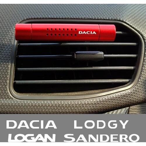 For Dacia Dokker Duster Lodgy Logan Sandero Solenza Spring Z-KE Car Air Freshener Air Outlet Aromatherapy Clip Sticks