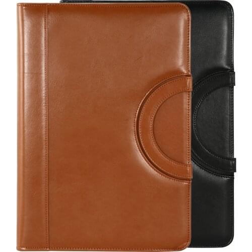 A4 File Folder PU Document Bag Calculator Binder Briefcase Business Contract Storage Manager Portfolio Protable Office Organizer