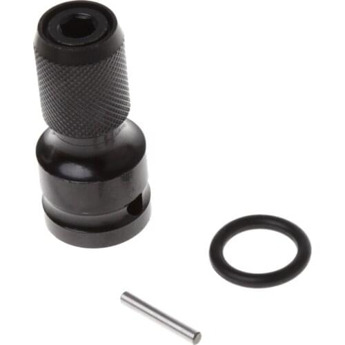 1/2"Drive To 1/4"Hex Shank Converter Quick Release Chuck Screwdriver Bit Adapter