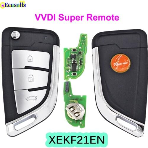 Xhorse XE series remote XEKF21EN VVDI Super Remote XT27A01 XT27A66 Chip Work for VVDI2 /VVDI MINI Key Tool/VVDI Key Tool Max