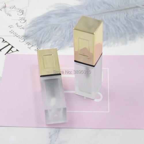 Empty Frosting Clear Cosmetic Lip Gloss Tube Plastic High Quality Liquid Lipstick Packing Bottle Tube F234