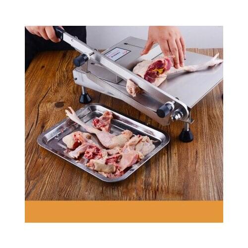 Manual Thick stainless steel cutting dicing slicer cut chicken and duck goose Slicer machine Frozen Meat Cutter Slicer Machine