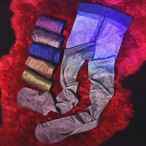 Sexy Gay Men Oil Shiny Pantyhose Closed Sheath Glossy Tight Pantyhose With Pouch See Through Fetish Sissy Lingerie Panties