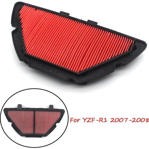 Motorcycle Replacement Air Intake Filter Cleaner Element Motorbike Air Filter For Yamaha YZF-R1 YZF R1 YZFR1 2007-2008