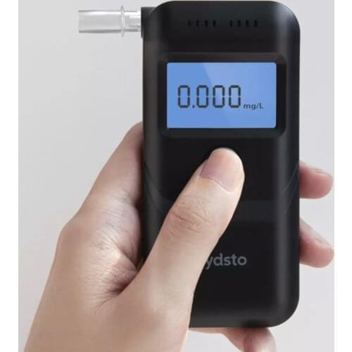Global Xiaomi Lydsto Alcohol Tester Handheld Digital Alcohol Breath Tester Breathalyzer Analyzer LCD Display MiniBlowing Tester