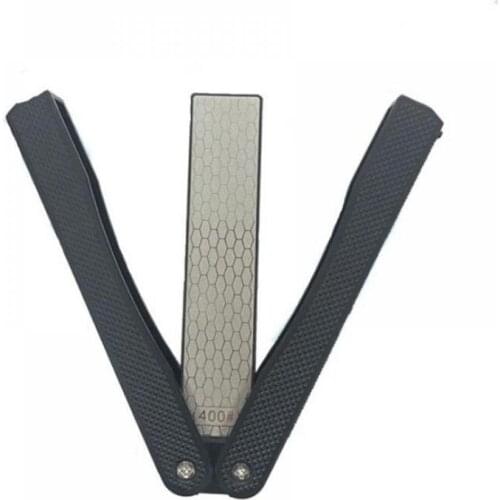 Fan-shaped foldable diamond double-sided grinder Portable grinder outdoor tool