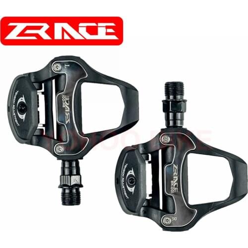 ZRACE PD001 Road Bike Cycling Self-locking Pedal Clipless Pedals Ultralight Aluminum Alloy 2 Sealed Bearing Bicycle Pedal Parts