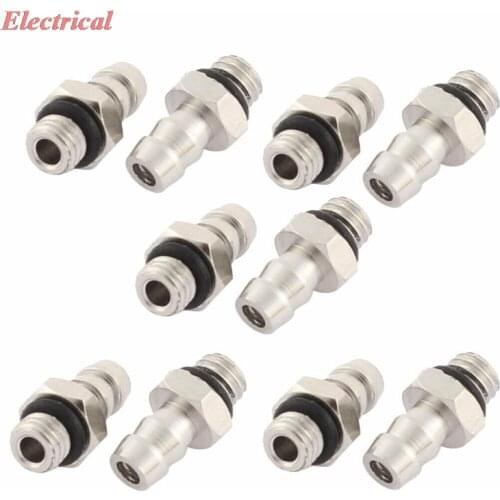 M5 Male Thread to 4mm Pneumatic Tube Hose Mini Barb Fittings