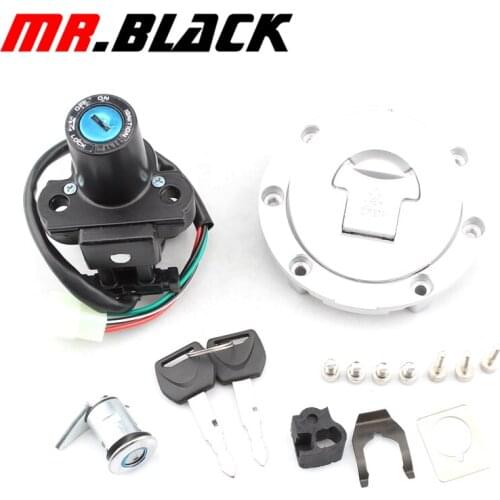 Ignition Switch Lock Gas Fuel Petrol Tank Cap Cover set For Honda CBF 500 CBF 600 CBF 1000 Hornet 900 CB900 CB919 2002-2007