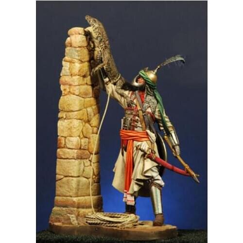 1/24 75MM ancient Character include 1 （WITH WALL and BASE ） Resin figure Model kits Miniature gk Unassembly Unpainted