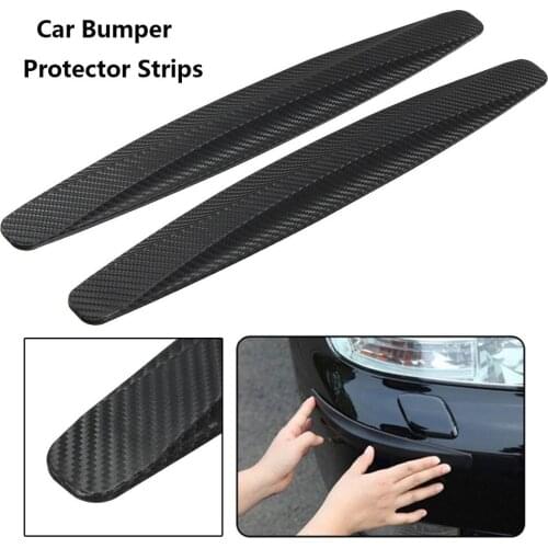 2Pcs/Set Car Bumper Protector Strips Guard Corner Anti-collision Protective Trim bar Car Accessories Anti-collision Strip
