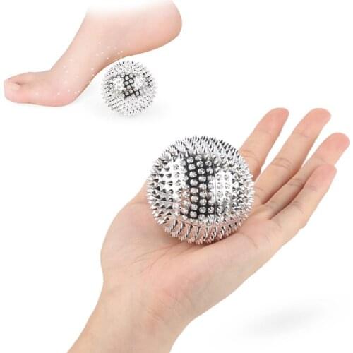 2pcs Massage Ball for Hand Foot with Needles Acupressure Active Massager Spiky Hard Massaging Tool