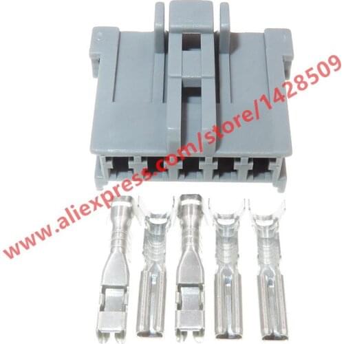 5 Sets 5 Pin Female Electrical Automotive Wiring Harness Connector 6098-0344