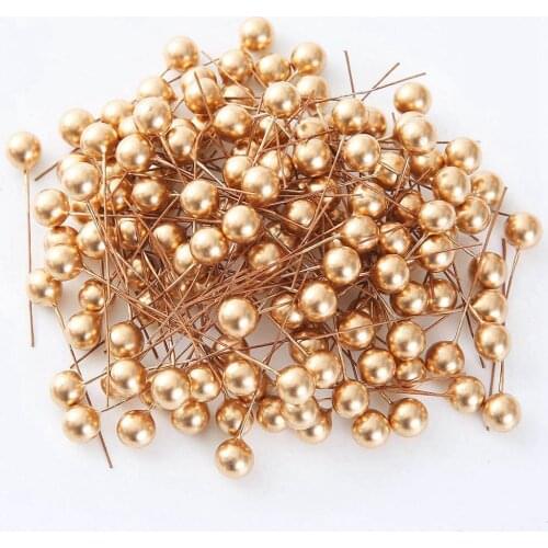 50 Pieces / Batch Cute Mini Artificial Berry Pearl Plastic Fruit Cherry Christmas Party Decor DIY Craft Gift Party Accessories