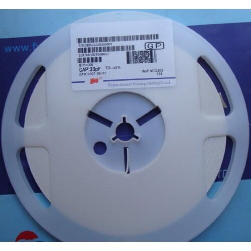 Free Delivery. Patch capacitance 0805 33 p 50 v 1 plate of 4000 only 5