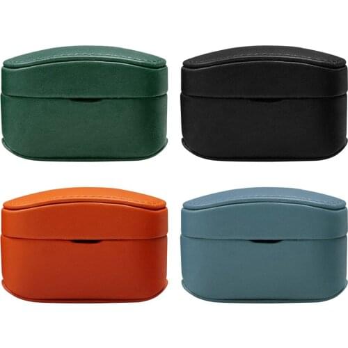 Wireless Earbuds PU Leather Case Pouch Cover Use for Sony WF-1000XM4 Shockproof Anti-fall Full Protective Cover Charging Case