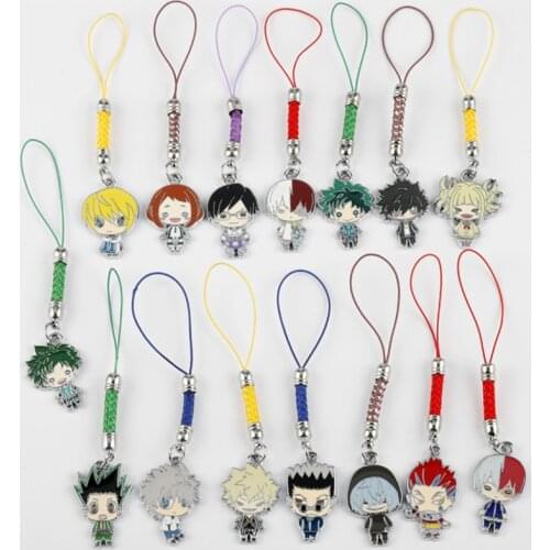 My Hero Academia Keychain Cosplay Cartoon Anime jewelry gift Men Key Holder Trinket Gift Key Chains Key Ring