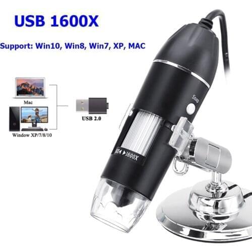 1600X USB Digital Microscope Camera 8LED Magnifier