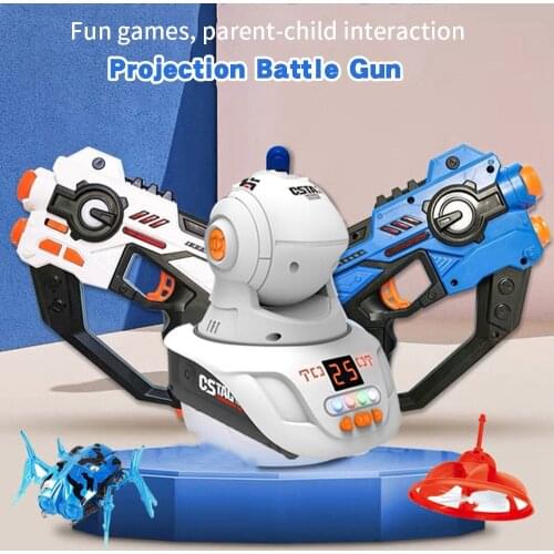 Electric Laser Tag Infrared Projector Toy Guns Weapon Blaster Pistola Laser Battle Kit Interaction Games for Boys Indoor Outdoor