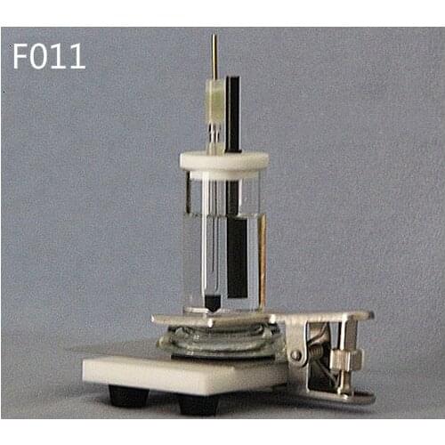 Coating test electrolytic cell. The F011 coating evaluated the electrolytic cell and the 3 electrode (for corrosion test)