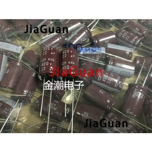 20pcs NEW NIPPON KXG 400V22UF 12.5x20MM NCC electrolytic Capacitor 22UF 400V CHEMI-CON NCC 400V 22UF