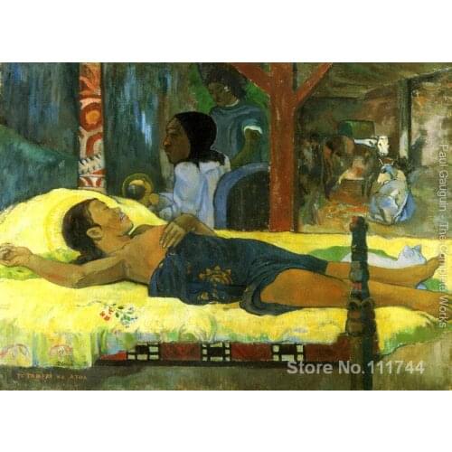 Geburt Christi des Gottessohnes Paul Gauguin famous paintings oil canvas reproduction High quality Hand painted