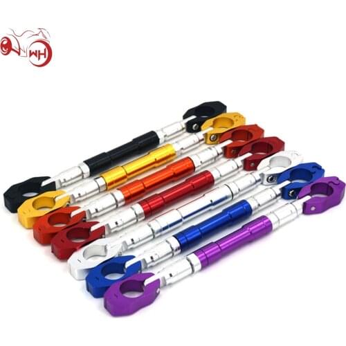 Motorcycle 22mm Handlebar Cross Bar Steering Wheel Strengthen Crossbar Brace CNC Adjustable For KTM HONDA YAMAHA SUZUKI KAWASAKI