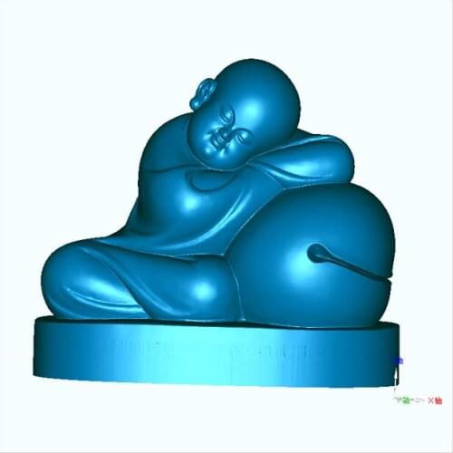 3D model for cnc 3D printers in STL file format Monk_1