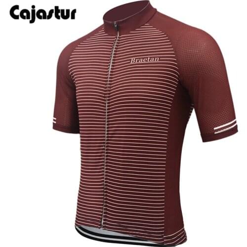 Men Full zipper cycling jersey short sleeve bike jersey summer cycling clothing mtb Bicycle clothes cajastur