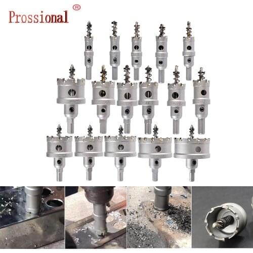 HSS Drill Bit Set High Speed Steel Carbide Tip Hole Saw Tooth Cutter Metal Drilling Hand Woodworking Cutter Drill Bit